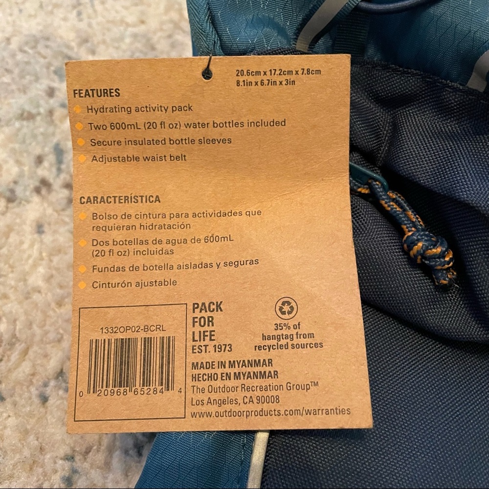Outdoor Products Teal Waist Bag - Picture 8 of 14
